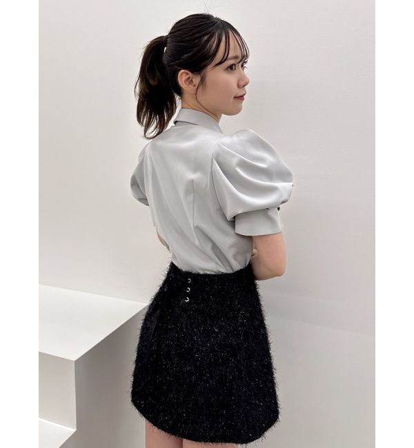 dazzlin「【再生産/新色登場】マルチボタンデザインブラウス」|シャツ・ブラウス|