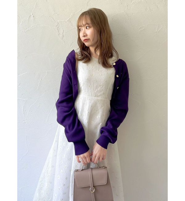 dazzlin「プレートシンプルカーディガン」|カーディガン|