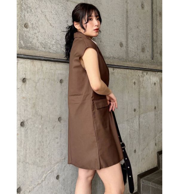 MURUA「2wayカットオフミニワンピース」|ワンピース|
