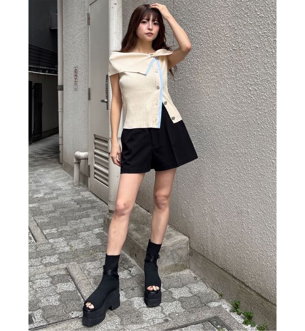 MURUA「タックショートパンツ【ベルト付】」|その他|