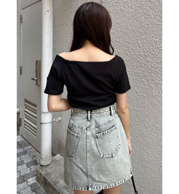 MURUA「2WAYレイヤードライクトップス」|Tシャツ・カットソー|