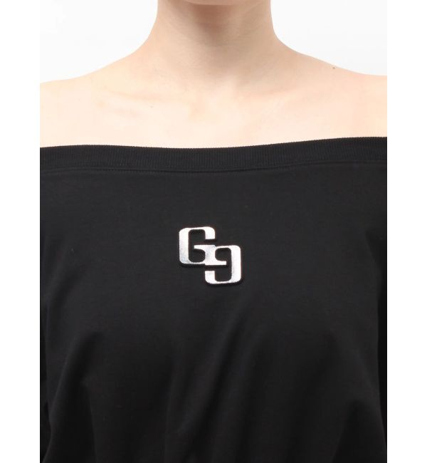 GYDA「GGエンボスオフショルトップス」|Tシャツ・カットソー|