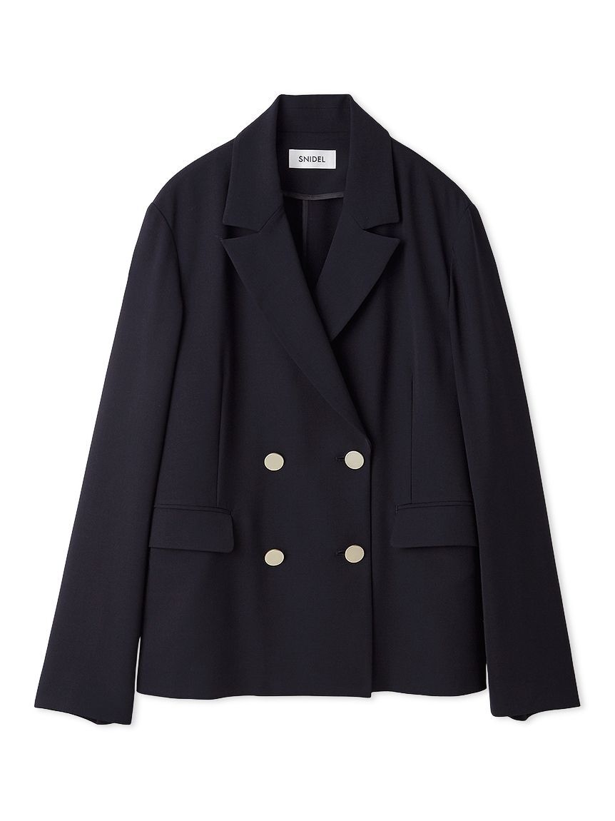 SNIDEL「【Washable】ジャケット」|ノーカラージャケット|