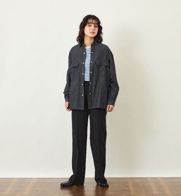 MACKINTOSH PHILOSOPHY「GREY LABEL ライトデニムワークシャツ」|シャツ・ブラウス|