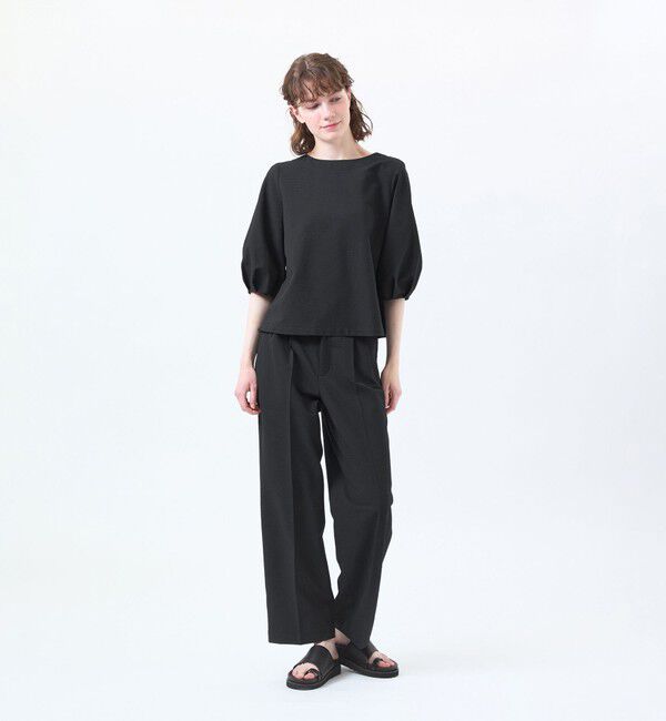 MACKINTOSH PHILOSOPHY「サマーサッカーパフスリーブブラウス」|シャツ・ブラウス|