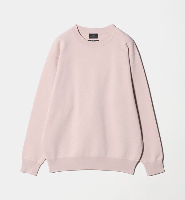 UNITED ARROWS green label relaxing「コットン シルク ミラノリブ クルーネック ニット」|ニット・セーター|
