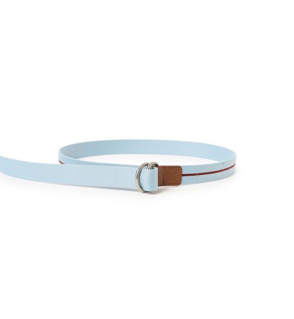 BEAMSBOY「【別注】GEVAERT BANDWEVERIJ / 30mm カラー ライン ベルト」|ベルト|LT.BLUE