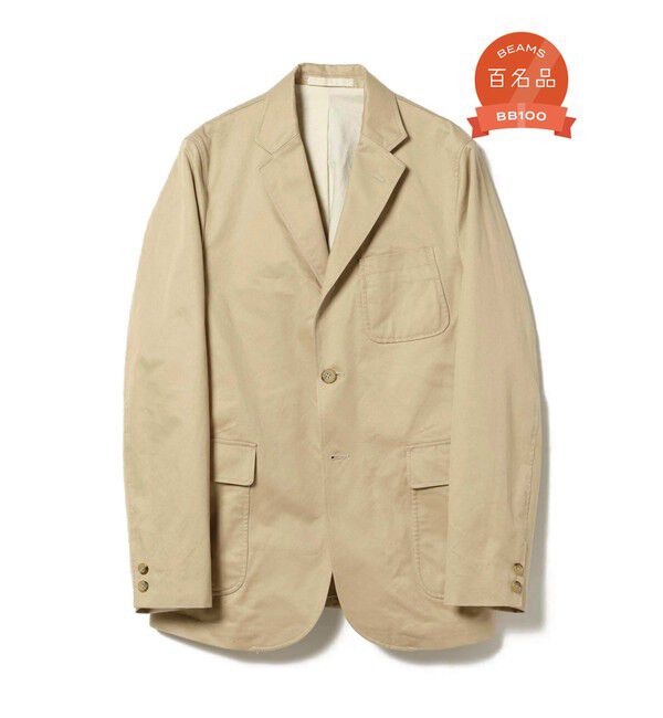 BEAMS PLUS「BEAMS PLUS / コットンツイル 3ボタン ジャケット」|その他|BEIGE