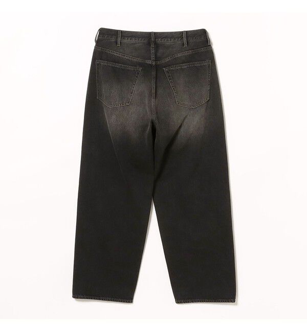 BEAMS「BEAMS｜Wide Denim Pants｜5ポケット ヴィンテージディテール｜スピンドル仕様 ベルトレス」|デニム|