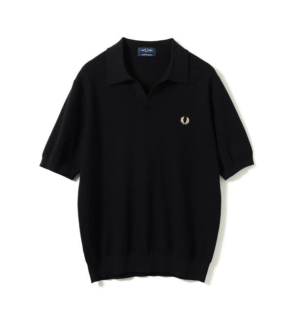 BEAMS「BEAMS｜【別注】FRED PERRY / Skipper Knit Polo Shirt｜ポロシャツ｜コットン100%｜スキッパー型 」|ポロシャツ|