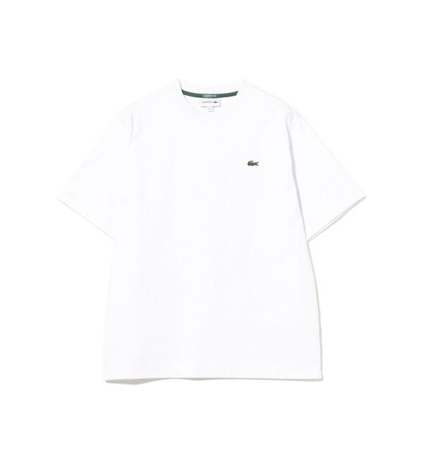BEAMS「BEAMS｜【別注】LACOSTE / ロゴ Tシャツ｜50周年 別注アイテム｜ヘビー天竺素材｜バックプリント」|Tシャツ・カットソー|