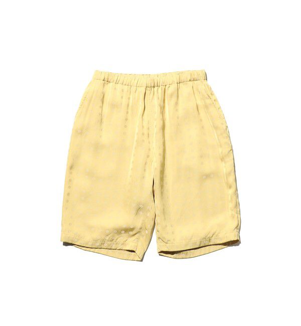 BEAMS PLUS「Easy Shorts Cupro Dot Pattern」|その他|YELLOW