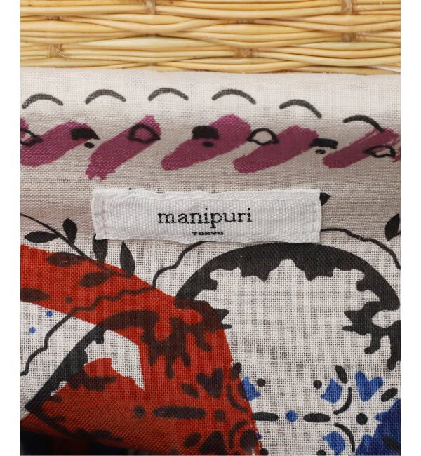 VERMEIL par iena「manipuri マニプリ プリントライニングカゴS 161255201」|かごバッグ|
