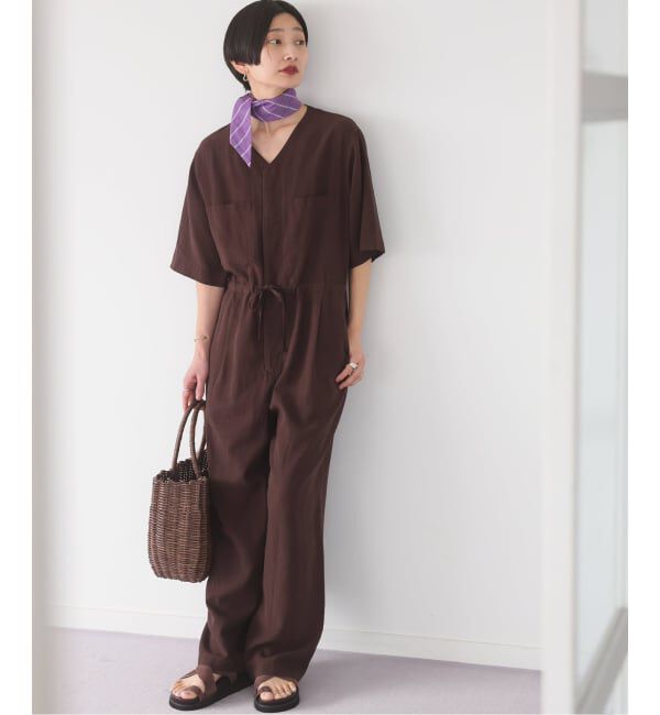 JOURNAL STANDARD relume「Vネックオールインワン」|オールインワン|