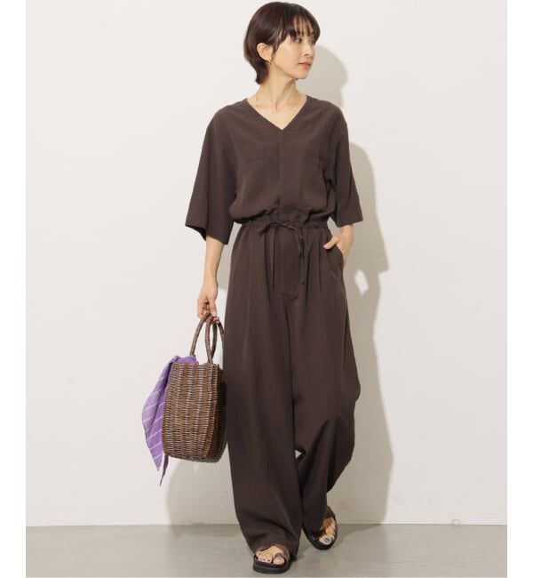 JOURNAL STANDARD relume「Vネックオールインワン」|オールインワン|