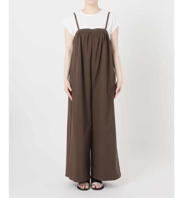 JOURNAL STANDARD relume「ジャージーギャザーサロペット」|オールインワン|