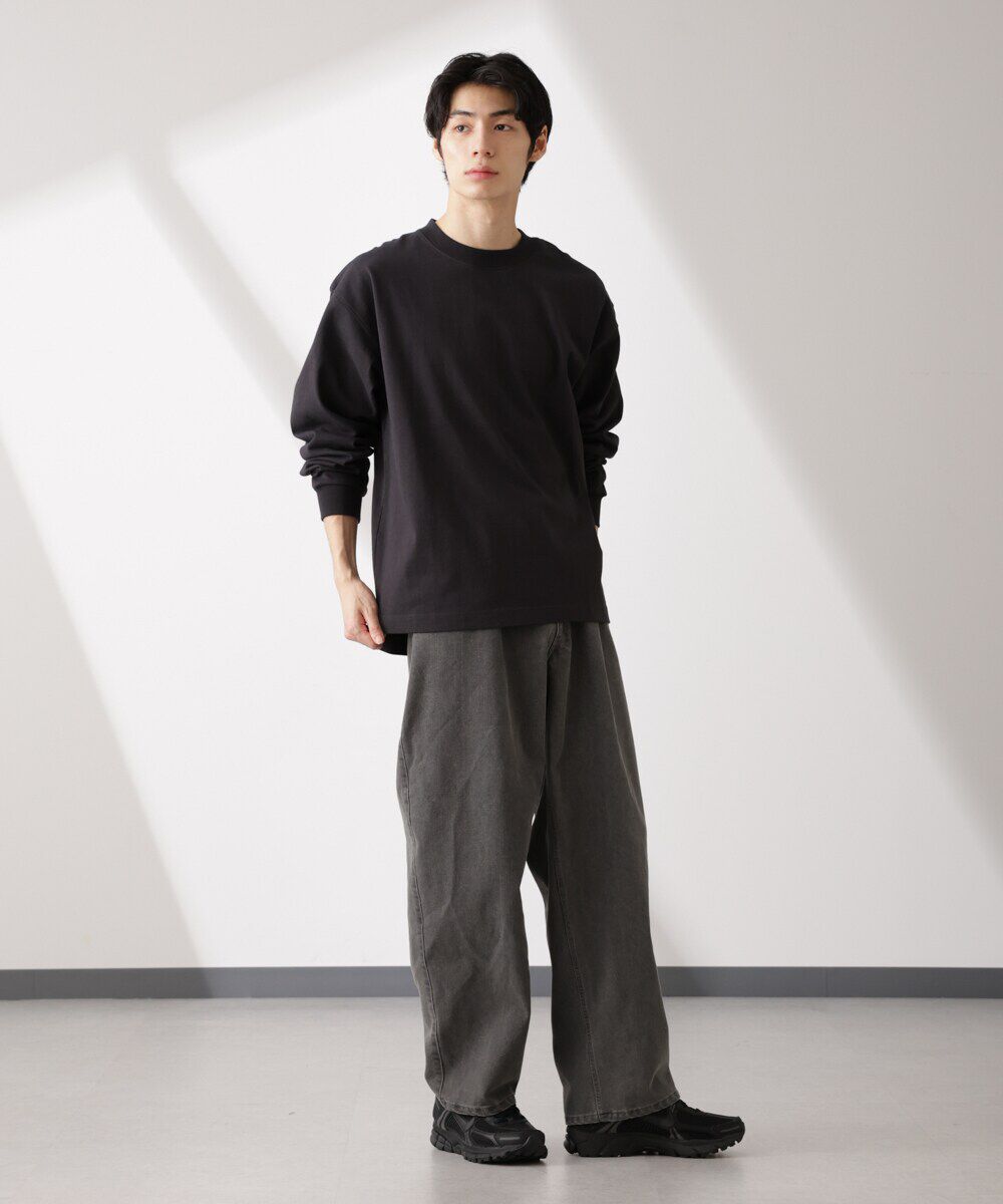 nano･universe「ヘビーオンスBigTシャツ 長袖」|Tシャツ・カットソー|