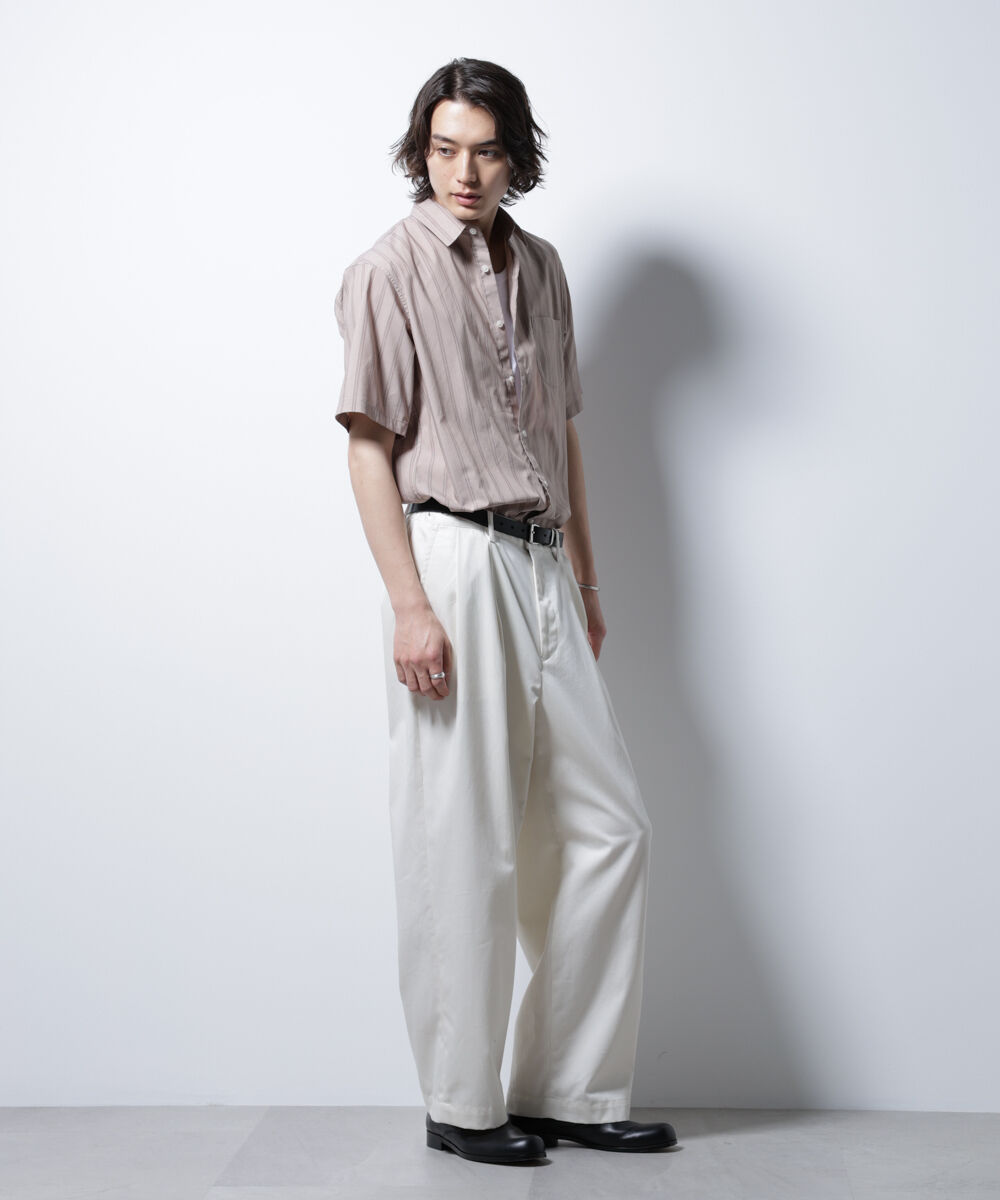 nano･universe「「ICE FLOW LINEN」バリエーションシャツ 半袖」|シャツ・ブラウス|