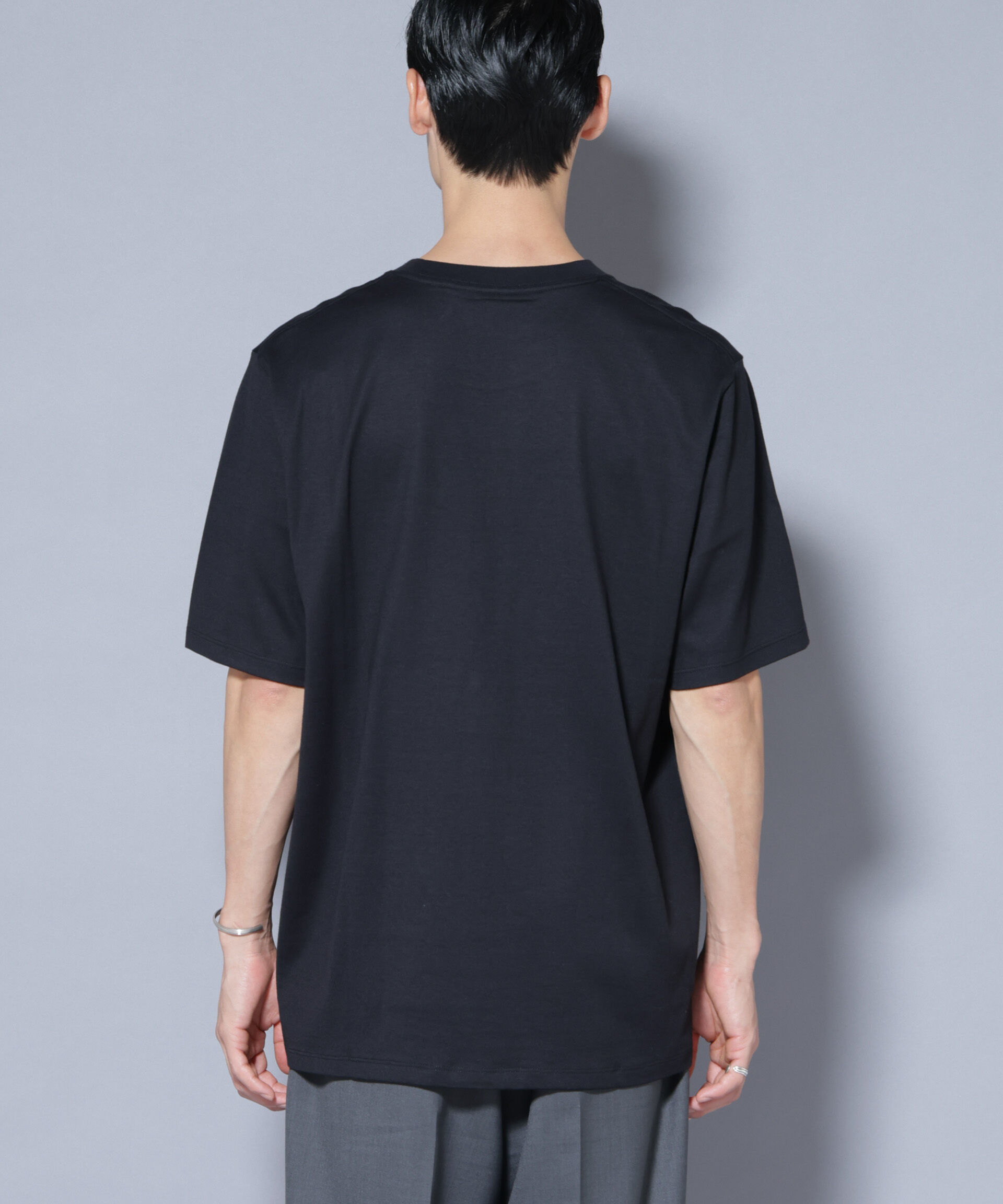 nano･universe「Anti Soaked(R) 汗染み防止 クルーネックレギュラーシルエットTシャツ」|Tシャツ・カットソー|
