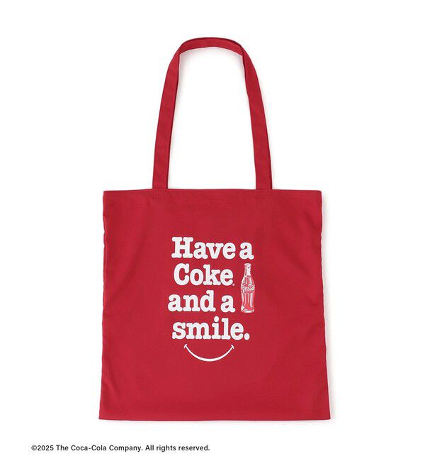 ROPE PICNIC PASSAGE「【Coca-Cola】ロゴプリントトートバッグ」|トートバッグ|