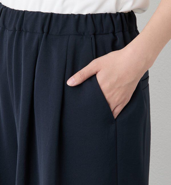 「予約【A・MONN】【セットアップ着用可能/接触冷感】suttoワイドパンツ」|チノ|