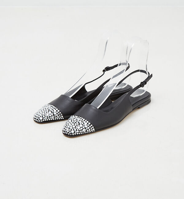 The Store by C' 「【DEAR FRANCES】TIA FLAT CRYSTAL／クリスタルフラット」|パンプス|