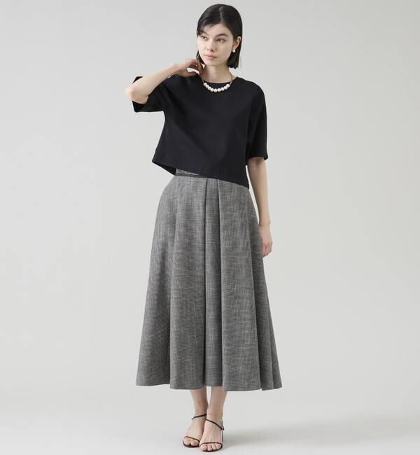 TIARA「ボクシーショートトップス」|Tシャツ・カットソー|