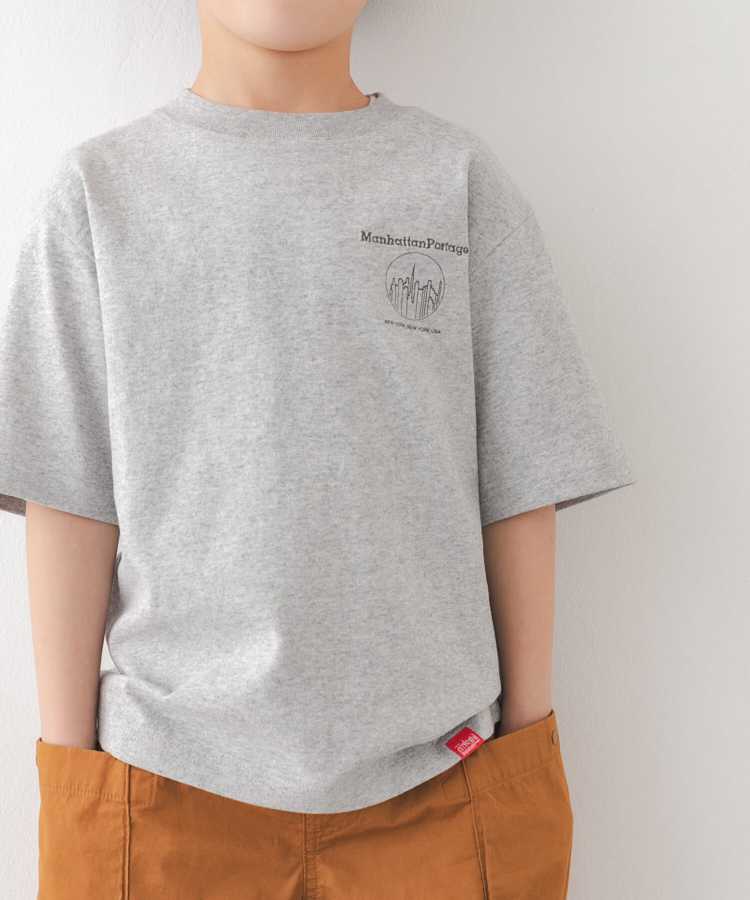 URBAN RESEARCH DOORS「『親子リンク』『別注』MANHATTAN PORTAGE&times;DOORS　1ptプリントTシャツ(KIDS)」|その他|