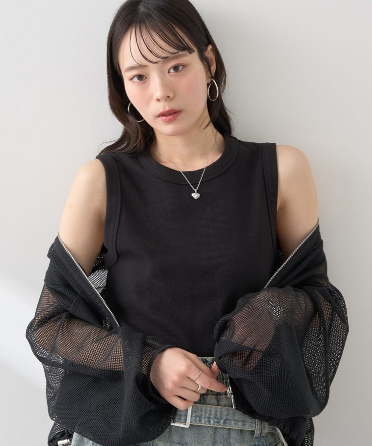 earth music&ecology「リブタンクトップ」|インナー|
