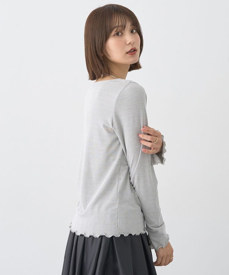 earth music&ecology「ラメテレコボートネックプルオーバー」|Tシャツ・カットソー|
