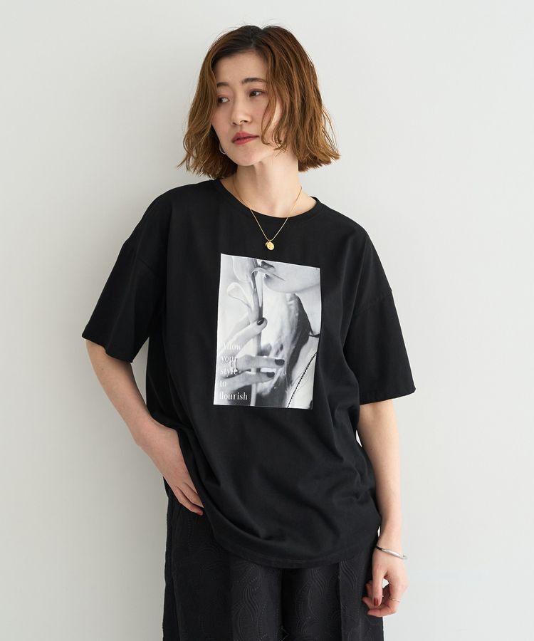 YECCA VECCA「<<UVカット>>フォトプリントTee」|Tシャツ・カットソー|