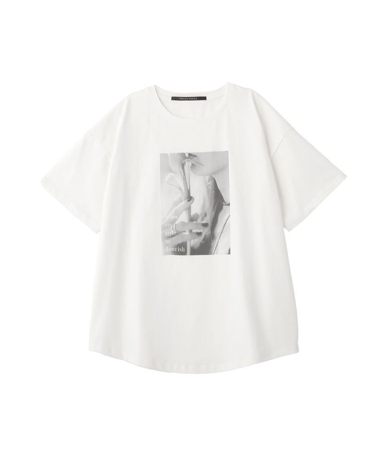 YECCA VECCA「<<UVカット>>フォトプリントTee」|Tシャツ・カットソー|
