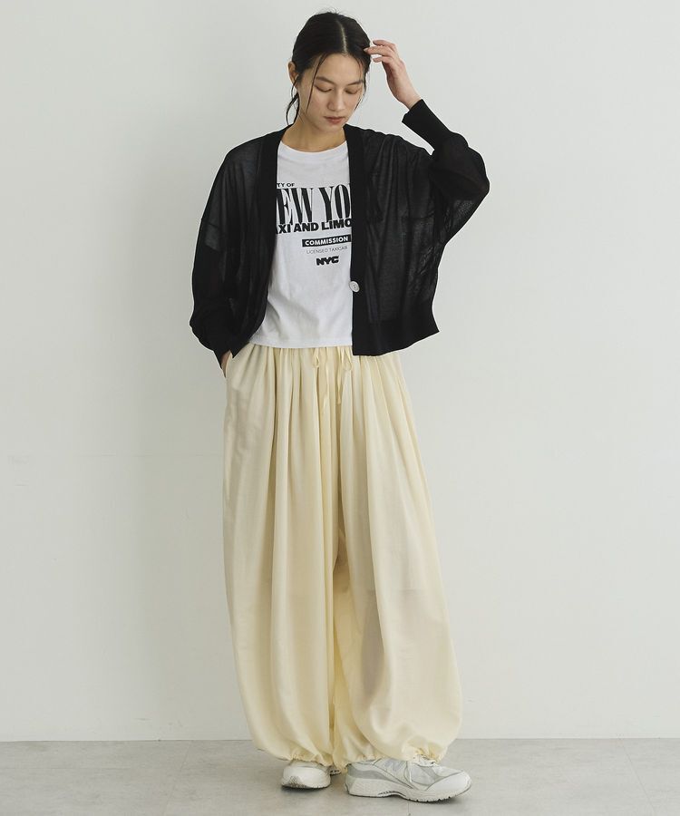 GARAGE OF GOOD CLOTHING「シアーショートドルマンニットカーデ」|カーディガン|