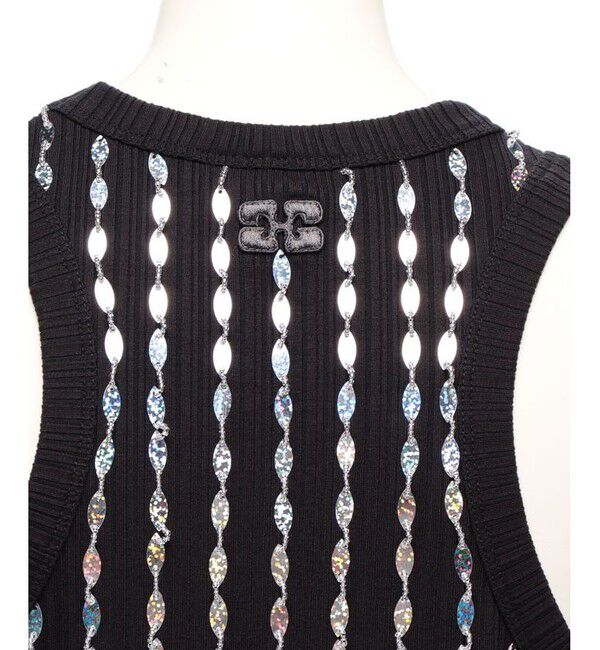 allureville「【GANNI(ガニー)】 BEADED TOP」|その他|