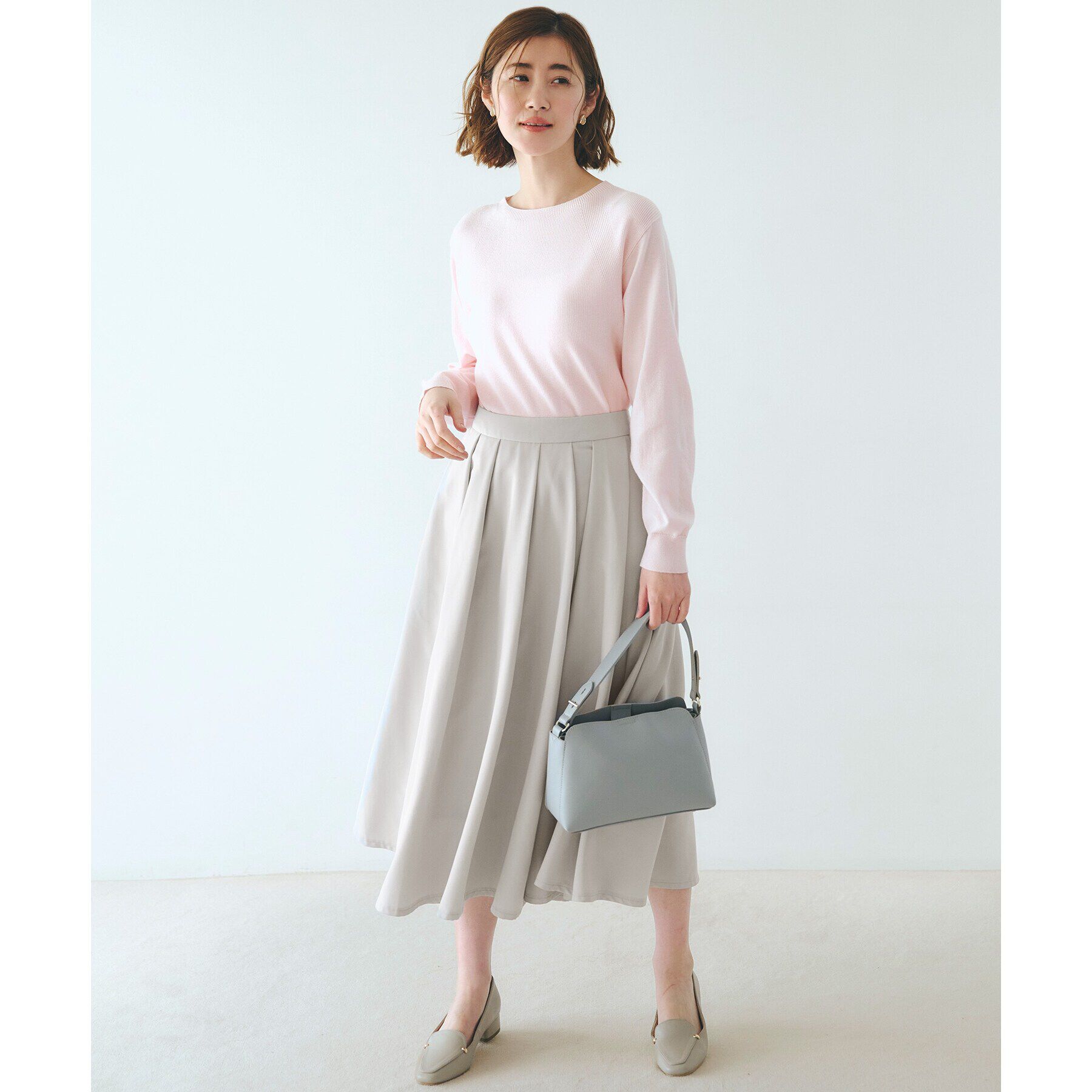 grove「【洗える】毛玉軽減ニットプルオーバー」|ニット・セーター|