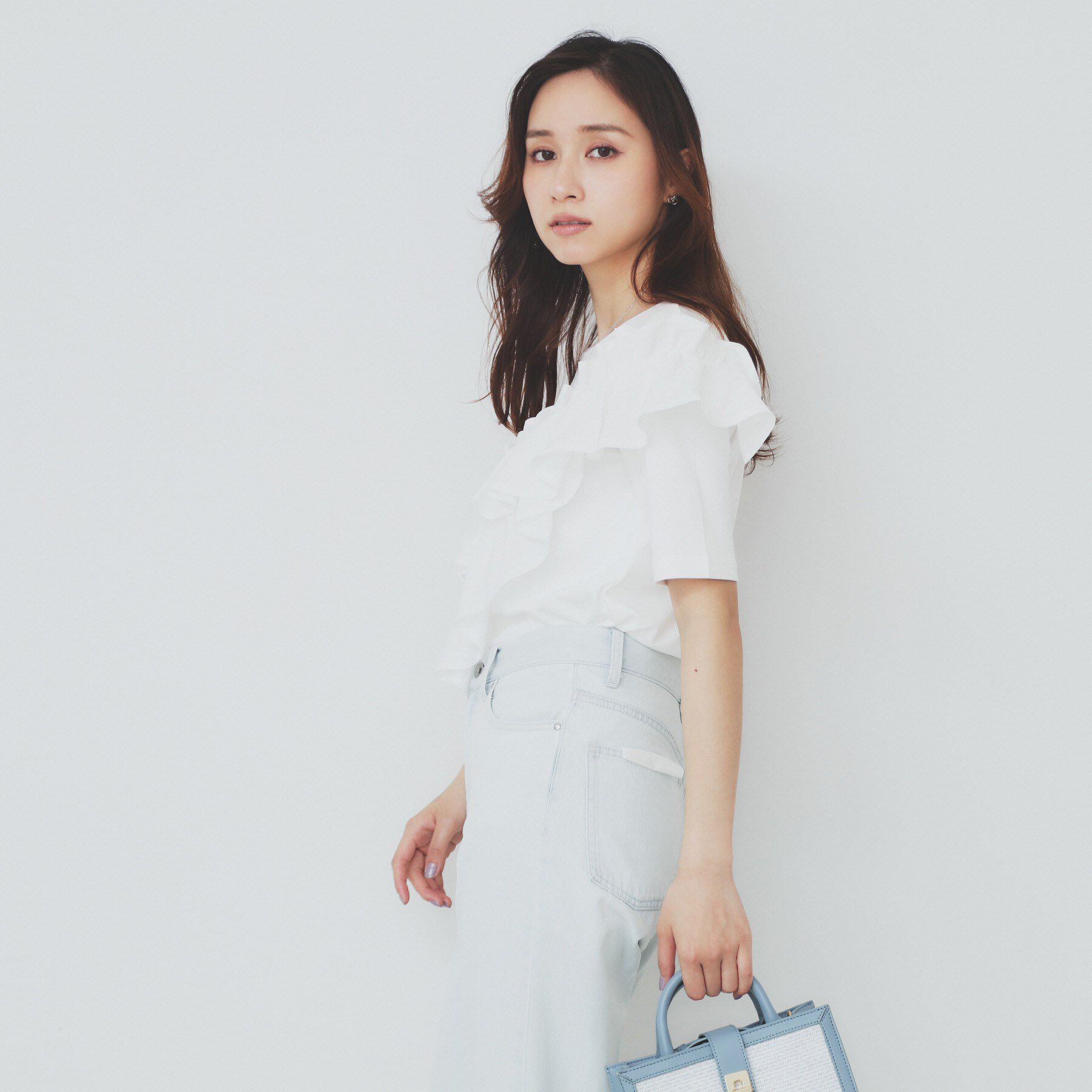 index「アシメフリルトップス【UV／接触冷感／洗濯機洗い可】」|Tシャツ・カットソー|