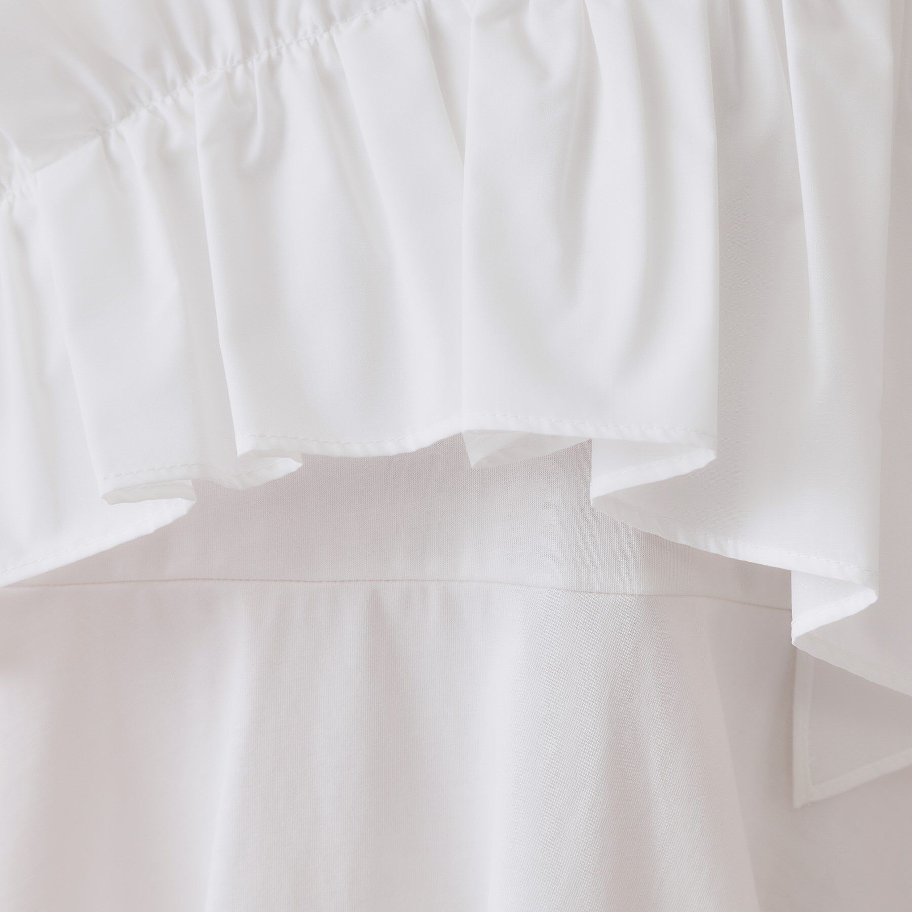 OPAQUE.CLIP「フリルドッキングペプラムトップス【接触冷感／洗濯機洗い可】」|Tシャツ・カットソー|
