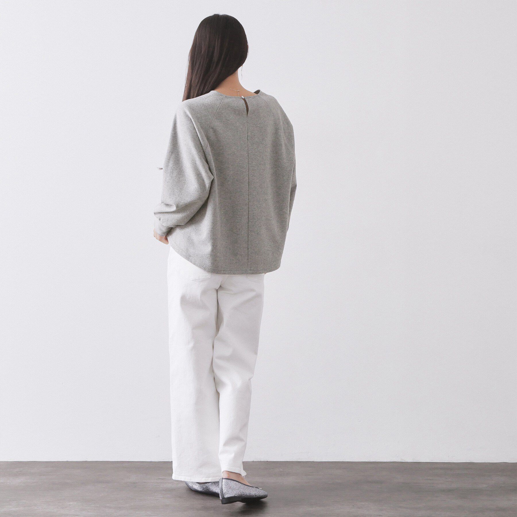 OPAQUE.CLIP「フォルムデザイントップス／セットアップ対応【洗濯機OK】」|Tシャツ・カットソー|