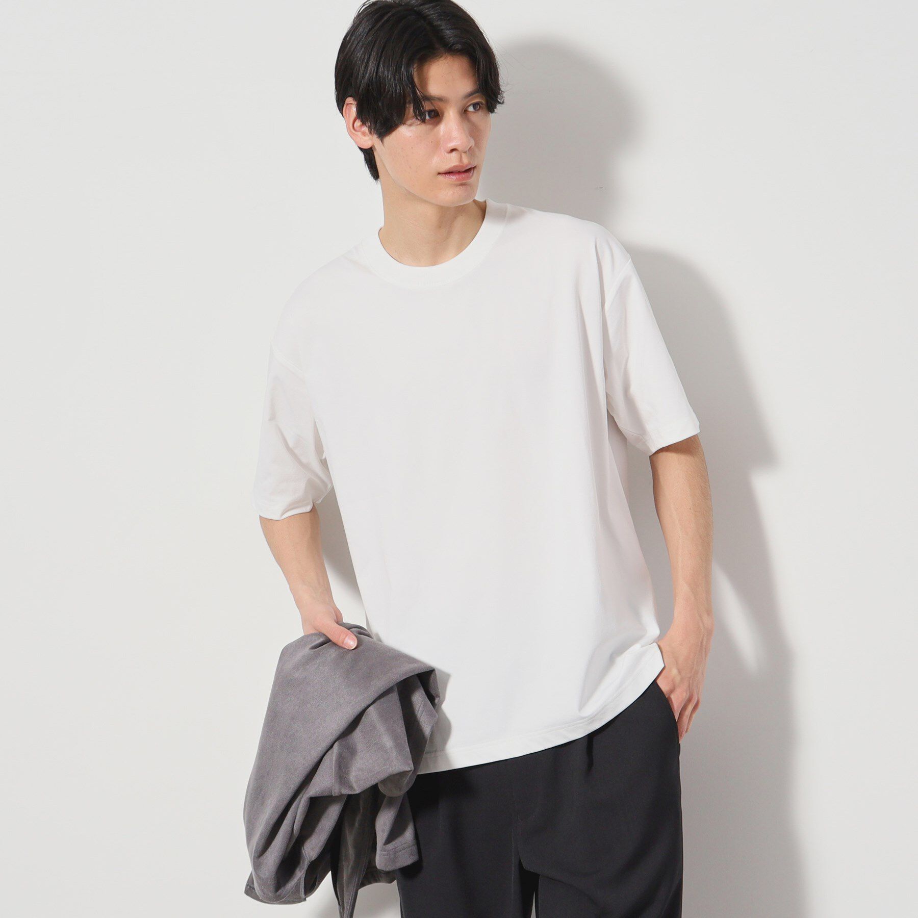 THE SHOP TK「PERFECTEE/パーフェクティー　接触冷感/吸水速乾/UVカット/防シワ/洗濯機OK」|Tシャツ・カットソー|