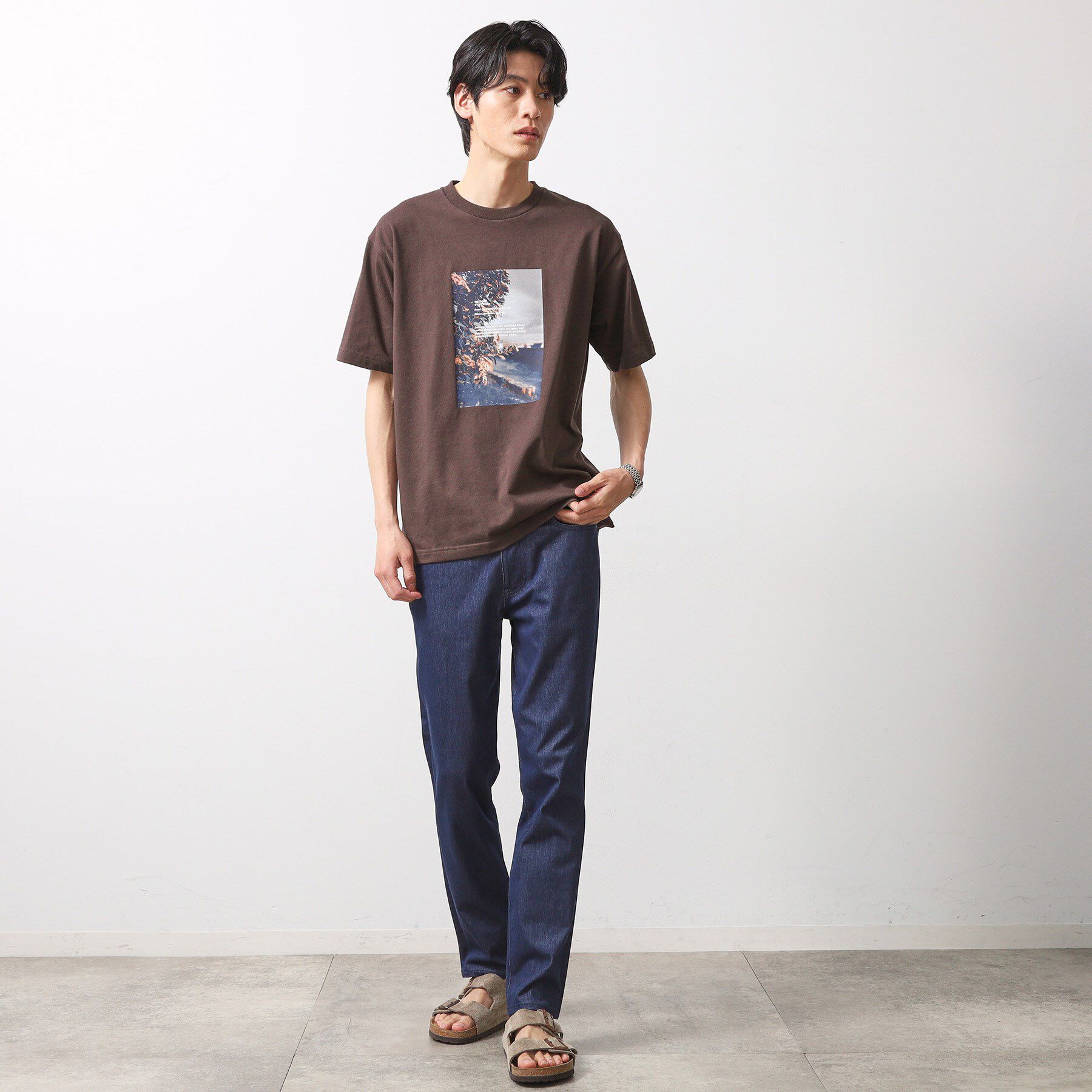 THE SHOP TK「【旅するTシャツ】フォトプリント 洗濯機OK/サスティナブル」|Tシャツ・カットソー|