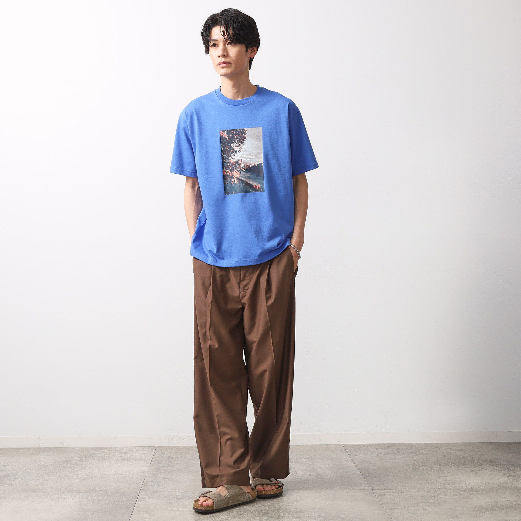 THE SHOP TK「【旅するTシャツ】フォトプリント 洗濯機OK/サスティナブル」|Tシャツ・カットソー|