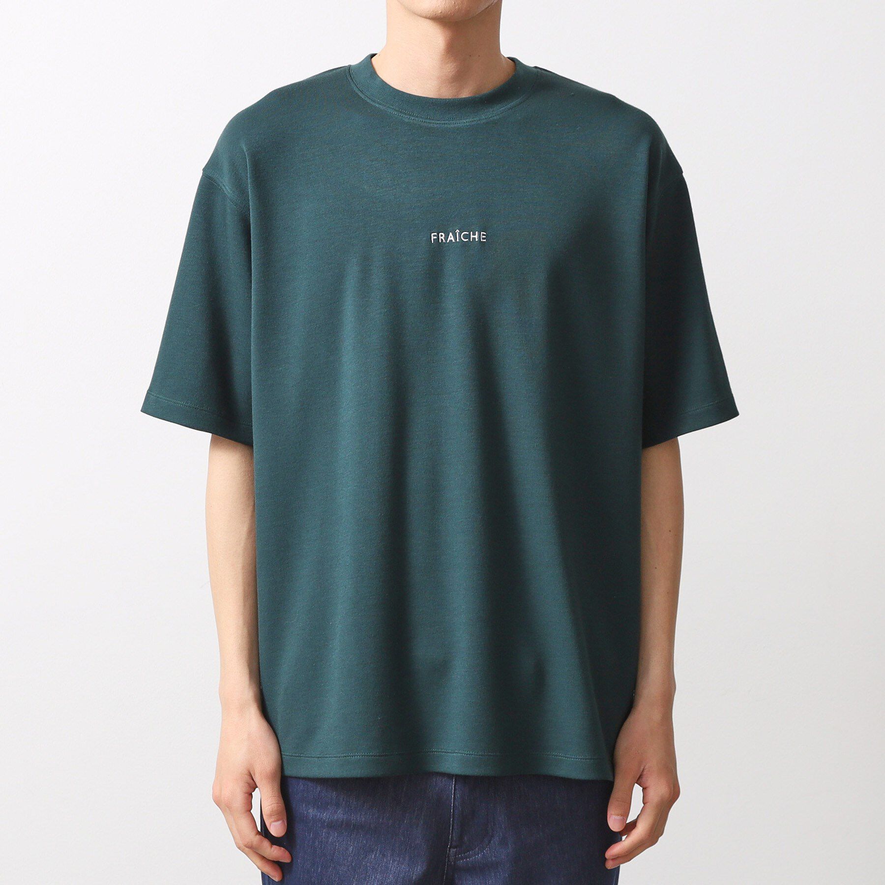 THE SHOP TK「ボタニカル柄 ビッグシルエット 半袖Ｔシャツ 洗濯機OK」|Tシャツ・カットソー|