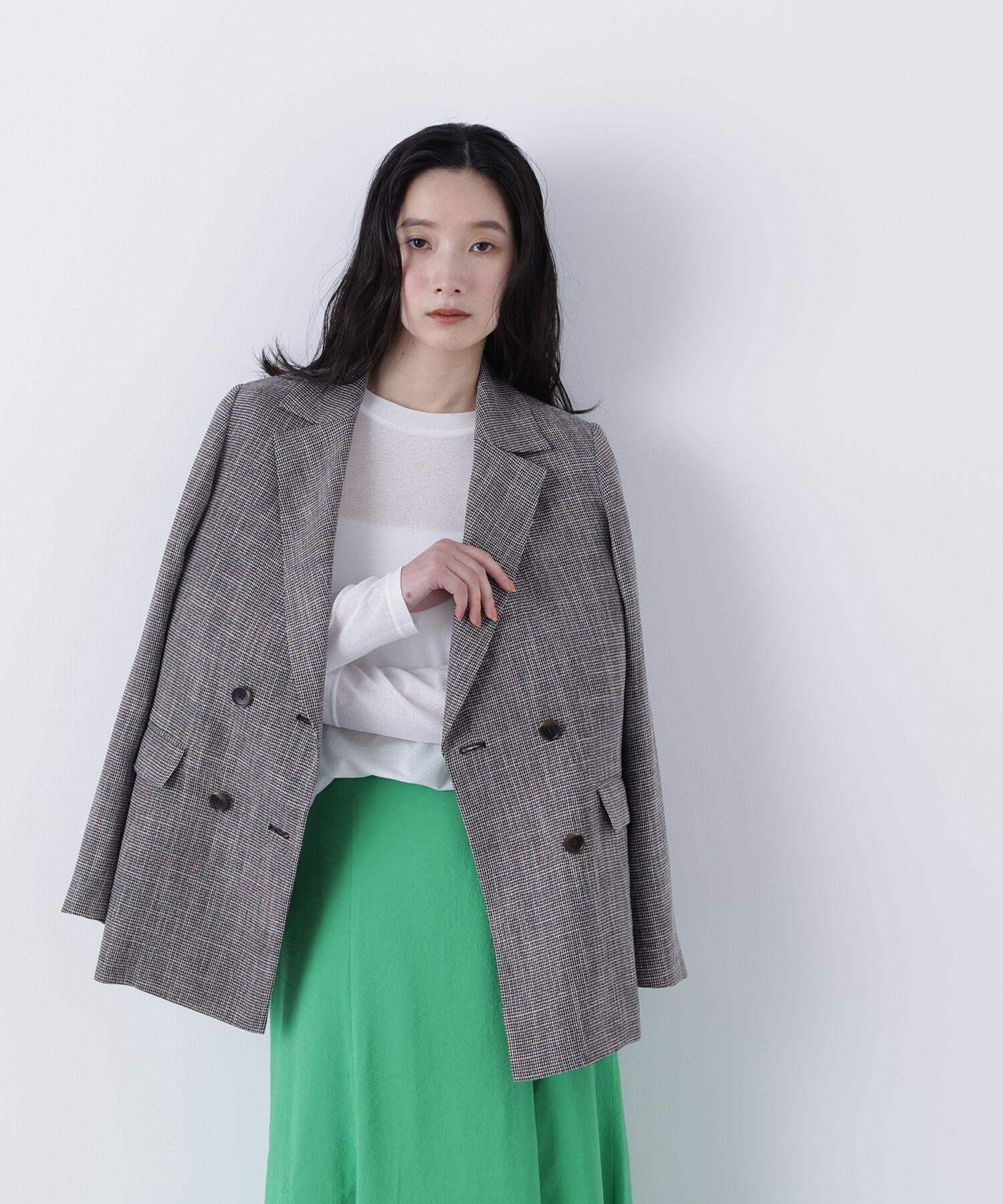  「〈N.〉からみ織りダブルジャケット」|その他|