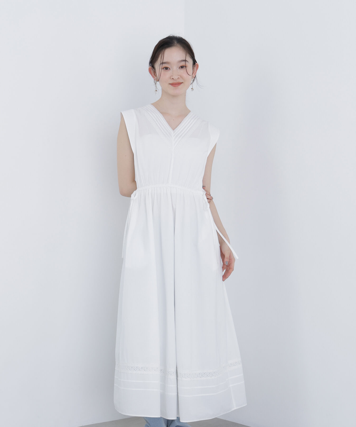  「〈N.〉ピンタックレースワンピース」|ワンピース|