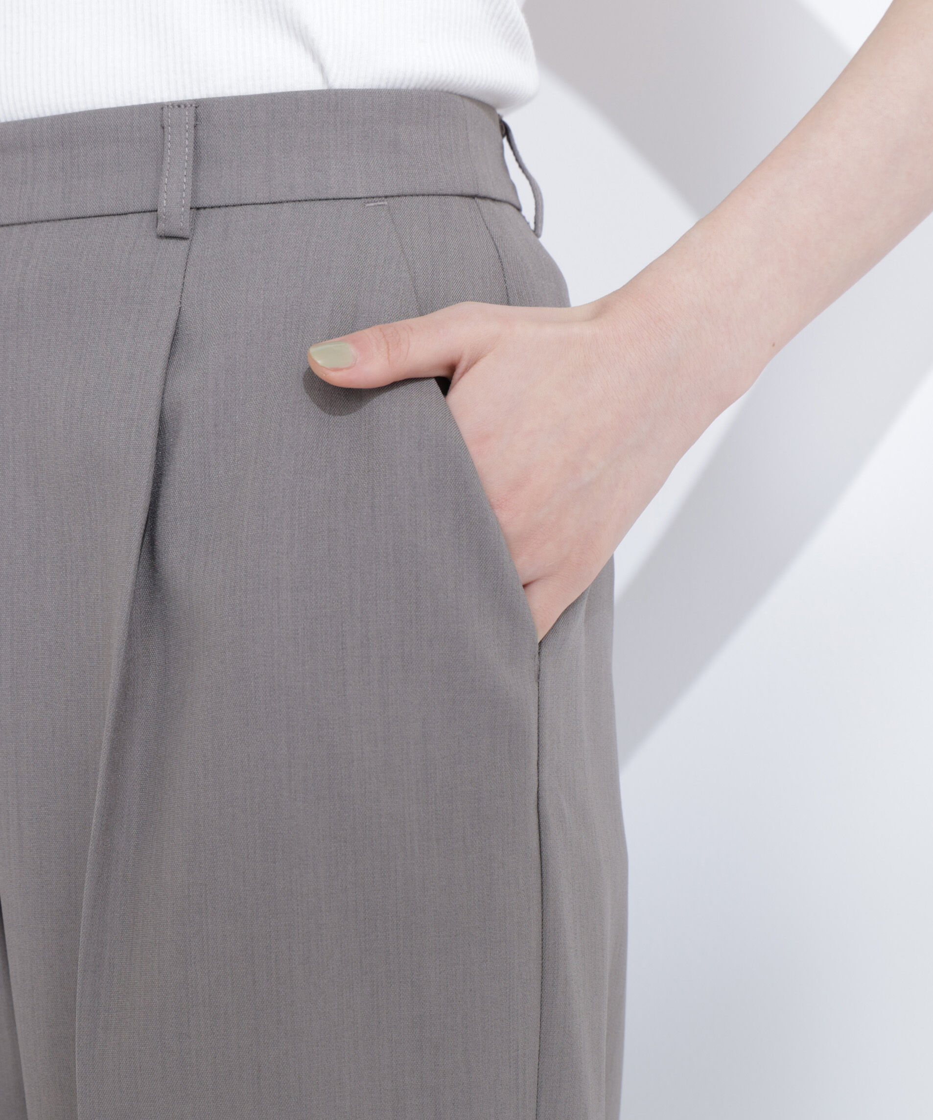  「スタイルアップ SETUP ワンタックワイドパンツ」|その他|