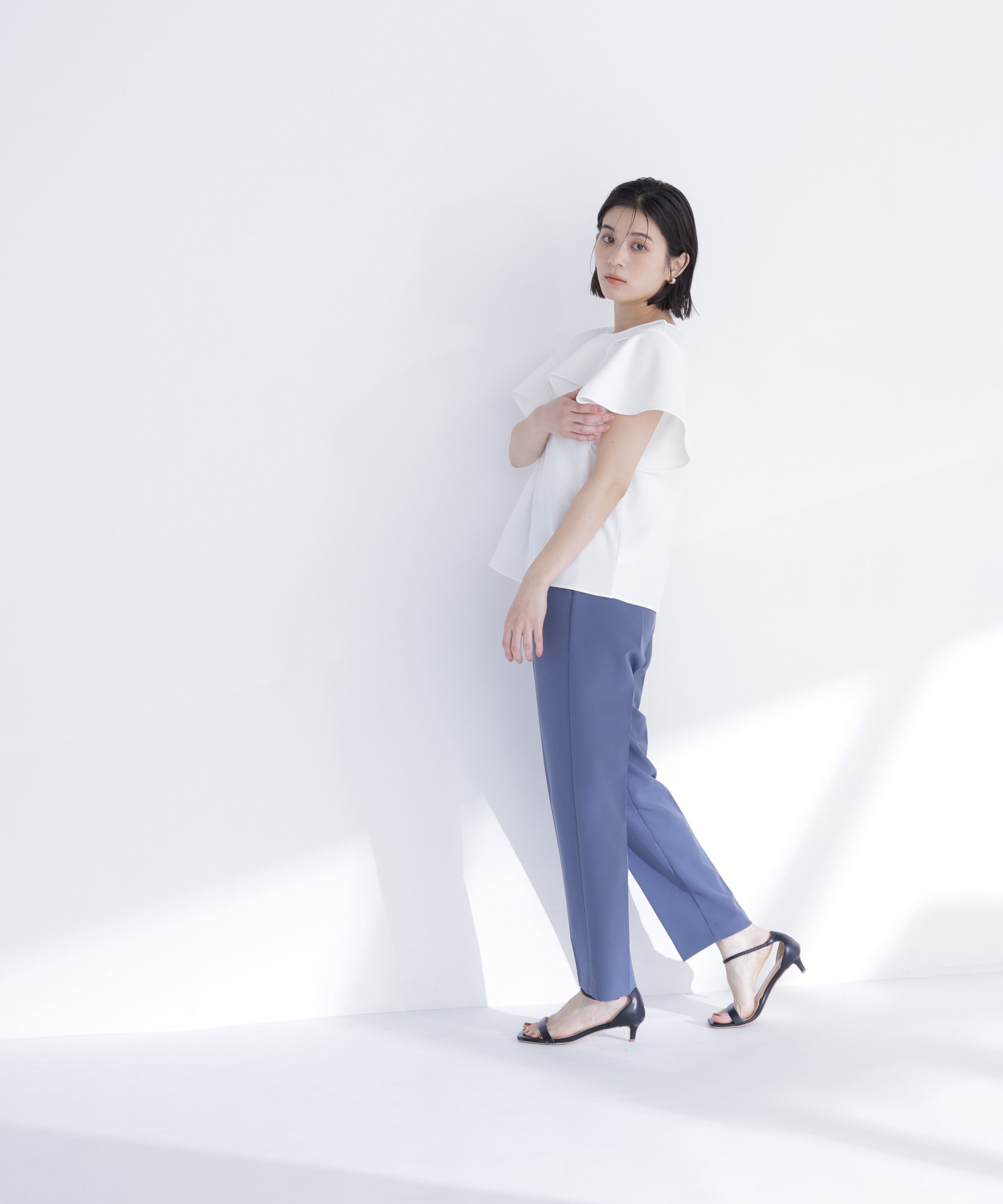  「カットジョーゼットトップス」|Tシャツ・カットソー|