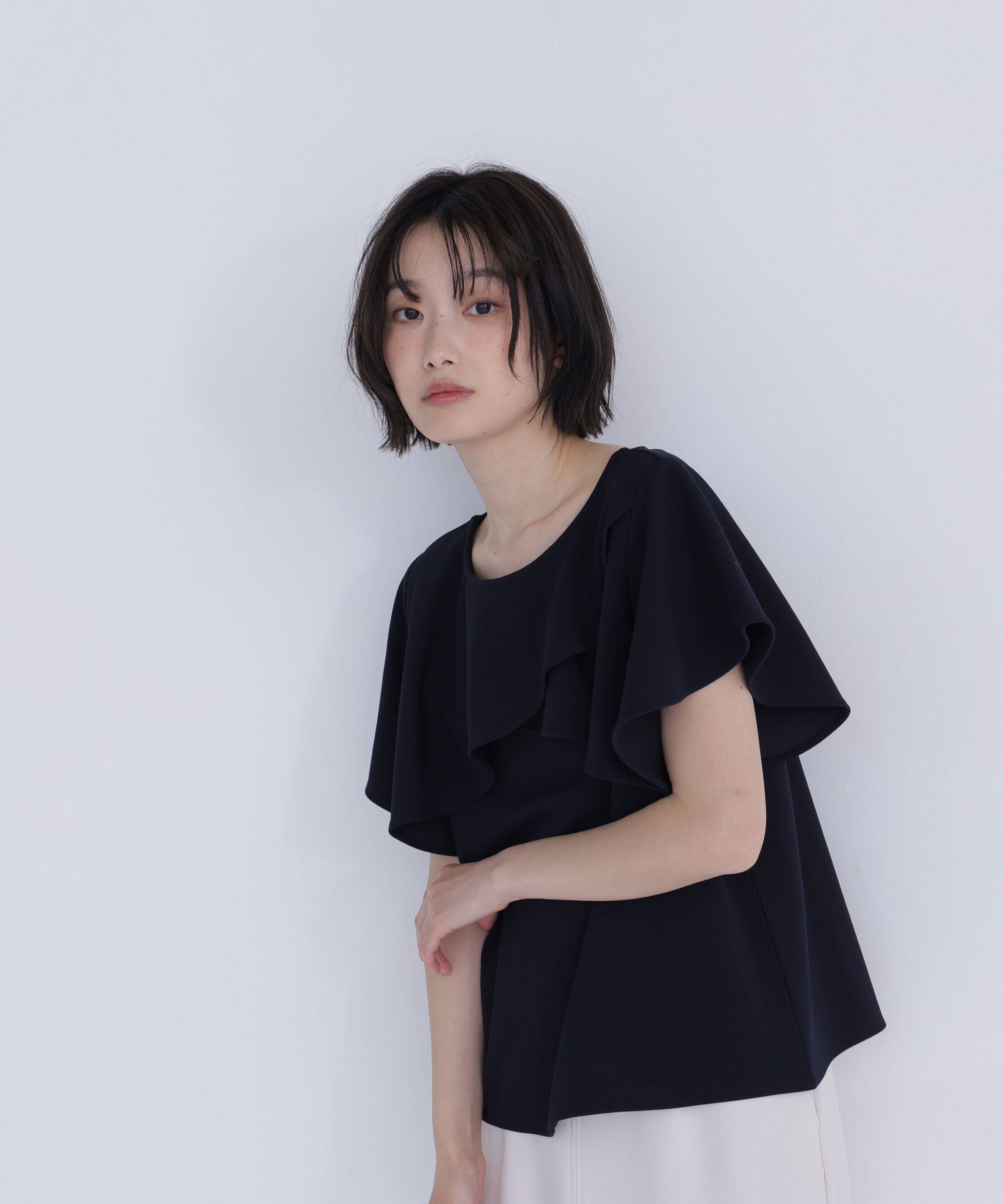  「カットジョーゼットトップス」|Tシャツ・カットソー|