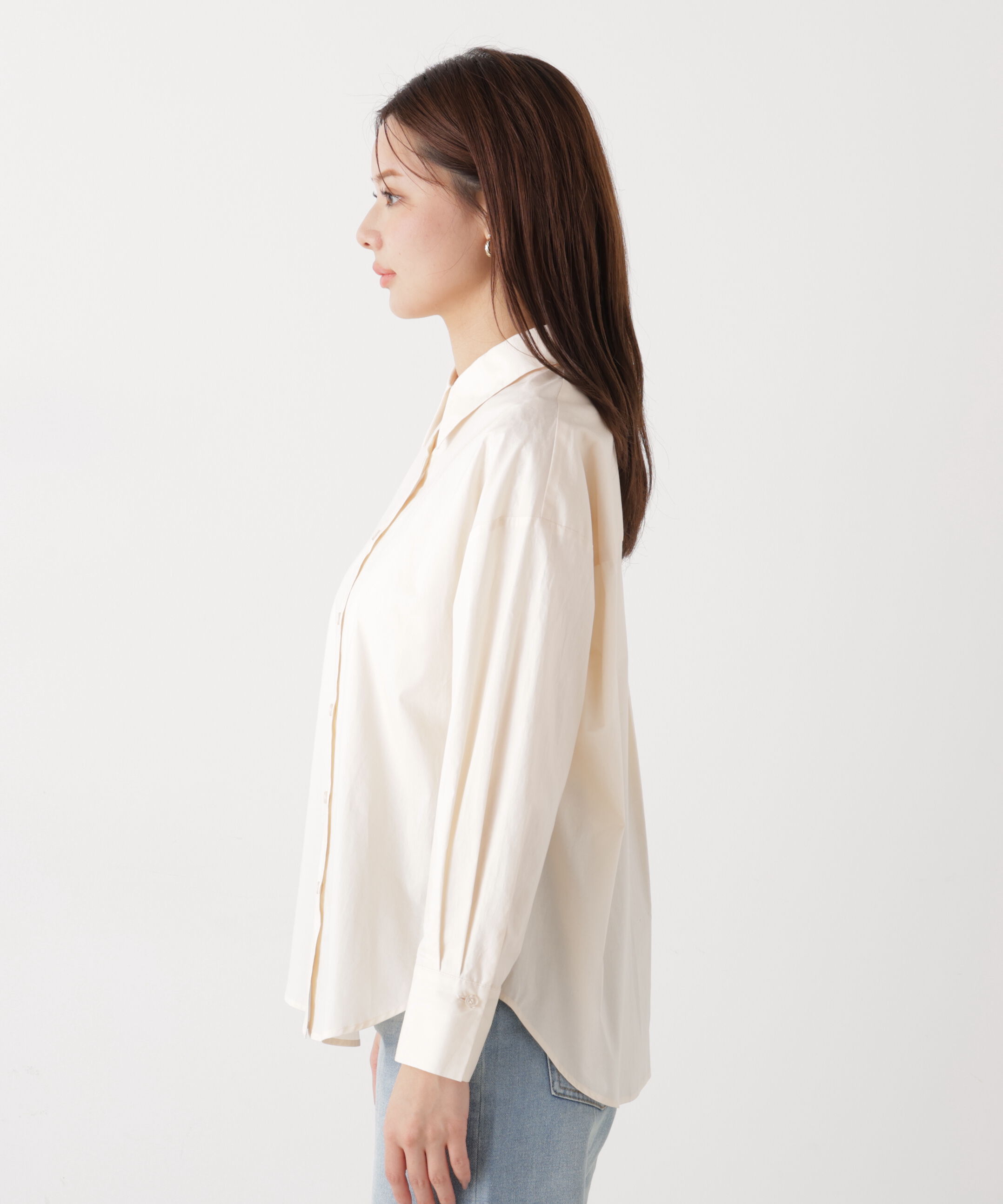 PROPORTION BODY DRESSING「〈a/mie〉オーバーシャツ　26SS」|シャツ・ブラウス|