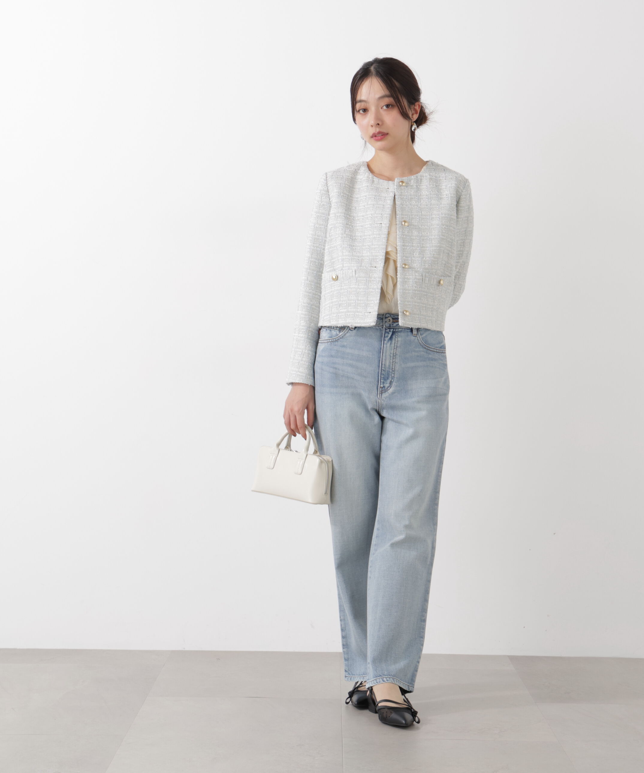 PROPORTION BODY DRESSING「〈a/mie〉テンセルストレートデニムパンツ　26SS」|その他|
