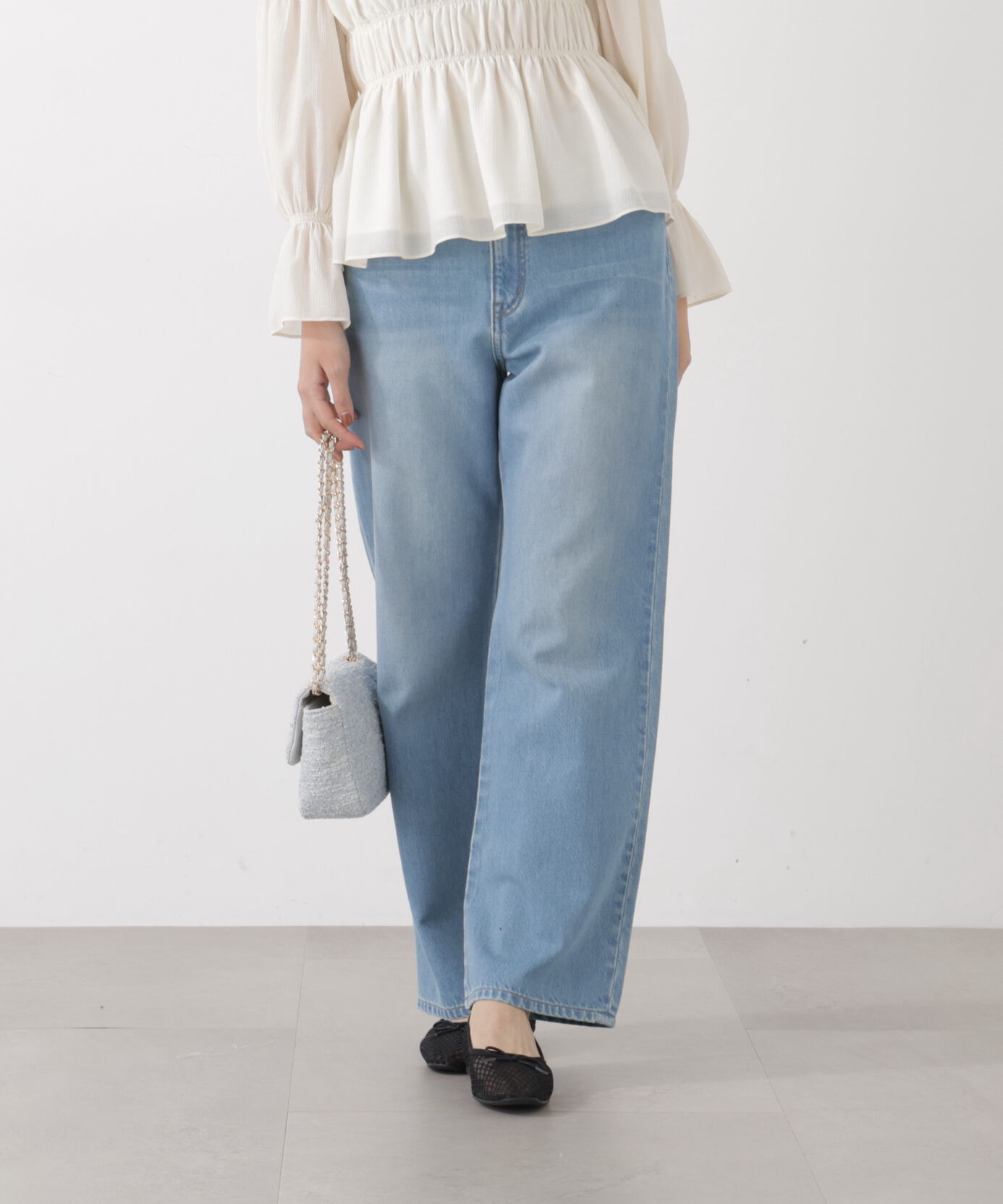 PROPORTION BODY DRESSING「〈a/mie〉テンセルストレートデニムパンツ　26SS」|その他|